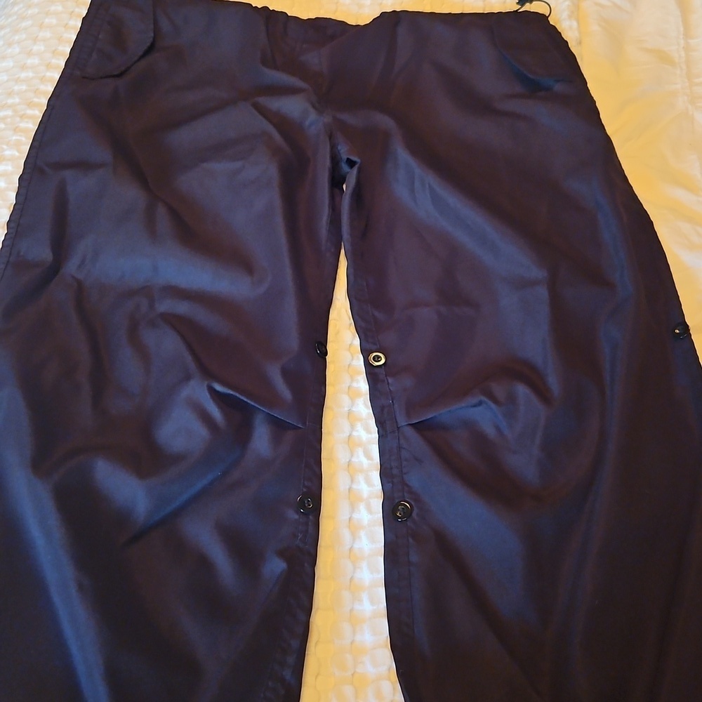 Black Drawstring Pants - Picture 2 of 4